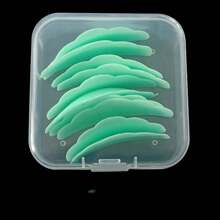 10 Pieces Reusable Eyelash Lifting Kit Silicone Laminating Pad 3D Eyelash Perming Rods Extension Curling Pad Makeup Tool