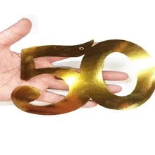 12 Peças Decorações Pendentes Espirais de PVC, Adequadas para Decoração de 50º Aniversário, 50º Aniversário de Casamento, Bottom de Festa