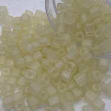 Set de 120 piezas de cuentas de vidrio en forma de cubo cuadrado, forma de bloque helado apta para hacer anillos, pulseras, regalos para amigos, y complementos diarios de joyería