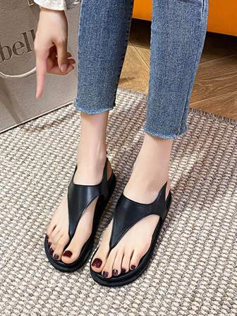 2025 New Fashionable Casual Flat Non-Slip Flip Flops, Suitable For Outdoor, Beach, Travel And Holiday