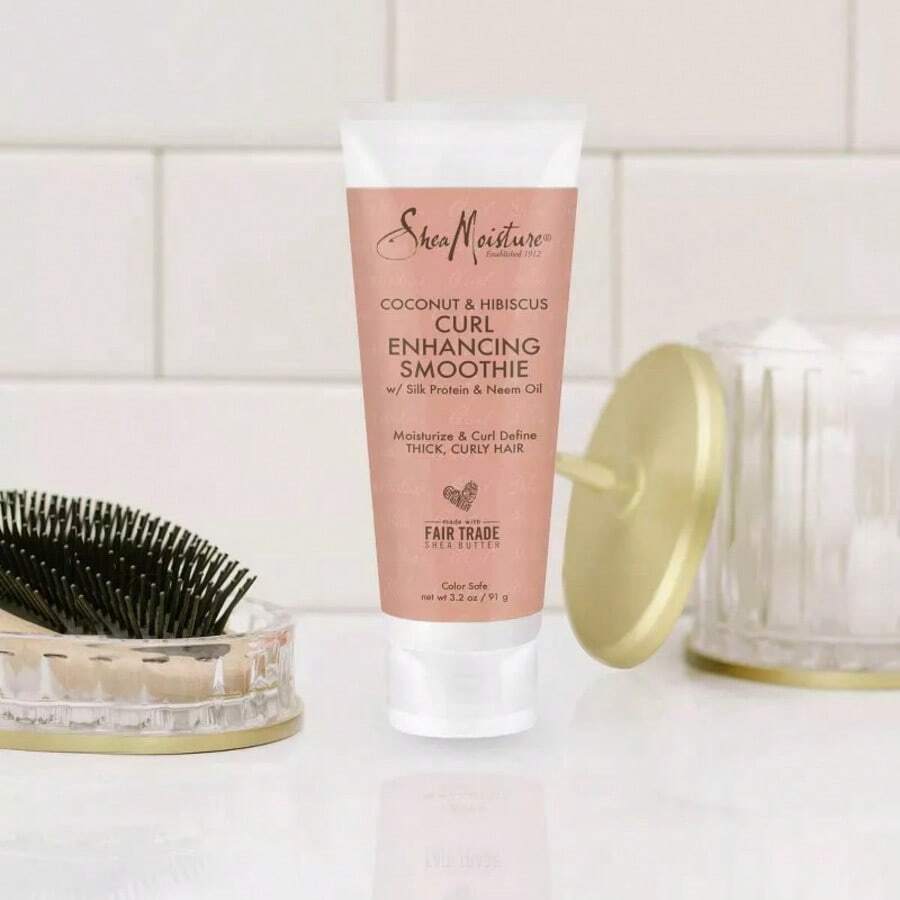 SheaMoisture Smoothie Curl Enhancing Cream For Thick Curly Hair Coconut And Hibiscus - 1 - View 1