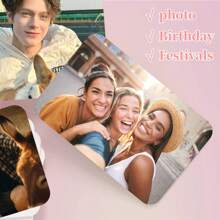 10张定制钱包卡照片个性化高清定制名片，PP材质3英寸情侣卡创意小礼物肖像名人卡定制，照片冲印，独特的情人节圣诞节礼物装饰父亲节母亲节礼物，送给男朋友女朋友的礼物，猫狗纪念照片，多功能，新工作，办公用品 - 10pcs-照片客製-單面印 - 查看 2