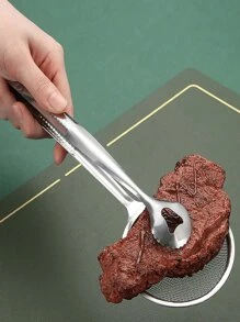 1 件不锈钢煎炸油过滤器和滤网，煎炸滤网勺，厨房食品过滤网，用于煎炸食物。耐高温食品不锈钢煎炸夹滤网厨房工具，厨房烹饪工具 - 彩色 - 查看 5