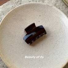 1 Kẹp tóc Acrylic kiểu Pháp chất lượng cao bằng sô cô la Hàn Quốc, Kẹp tóc kẹp tóc kiểu dáng thời trang, Kẹp tóc kẹp hàm, Kẹp tóc kẹp tóc, Phụ kiện tóc mùa thu đông thông thường dành cho phụ nữ khi đi nghỉ - Nhiều màu - Xem 9