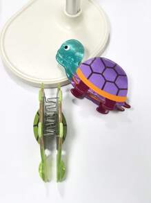1 件可爱乌龟设计休闲 EVA 爪夹，适合春夏秋季