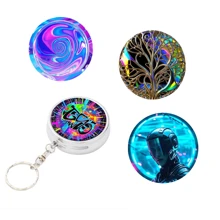 1 pièce de cendrier portable compact, cendrier de poche, en métal, convient comme cadeau pour la famille ou les amis, peut également être utilisé comme mini boîte de rangement personnel