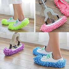 5 Pairs Slipper Shoe Covers,Soft Washable Reusable Microfiber Foot Covers For Cleaning Slippers In Bathroom,Kitchen,Bedroom - 5 cặp - Xem 6