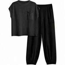 LILLUSORY 2 Piece Knit Sets For Women Y Sweatsuit Sets