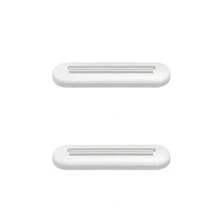 2 piezas Exprimidor manual de pasta de dientes, dispensador de pasta de dientes multifuncional, aplicable para accesorios de baño, ligero, sin necesidad de electricidad, con bomba de limpieza facial, decoración de otoño para el hogar y baño, de vuelta a la escuela - Multicolor - Ver 9