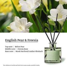 1pc, 50ML Air Freshener With 5pcs Fragrance Sticks, Suitable For Bathroom Deodorizer, Bedroom Fragrance, Home Decor, Glass Bottle, Rectangular, Feather-Free, Long-Lasting Fragrance Essential Oil, Ideal For Eliminating Odors, Valentine's Day Gift, Aromatherapy, Diffuser, Home Fragrance, House Freshener - Multicolor - View 12