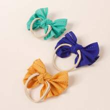 2pcs/Set Headpiece Accessory. Mesh Bowknot Hair Tie, Girls Summer Hair Tie