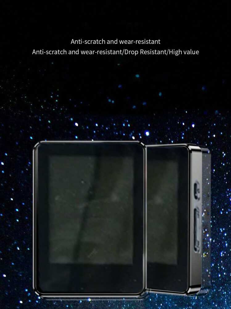 Mini MP3 Walkman portátil MP4 con radio FM, pantalla a color de 1,8 pulgadas y función de lectura de libros electrónicos para hacer deporte - Negro - Añade 3