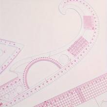 1 Set Of Garment Sewing Ruler Pattern Making Grading Ruler Garment Design Drawing Pattern Making Ruler Cutting Ruler - Transparent - View 4