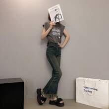 Women's Personalized Big Bow Summer Cute Versatile Platform Thick-Soled Sandals, Black - Black - View 7