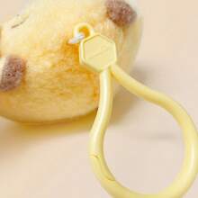 疯狂动物城警官克劳豪瑟扭扭毛绒钥匙扣，亲肤短毛绒面料，圆圆可爱的脸庞+可弯曲的身体，轻巧易携，可作钥匙装饰和背包挂件，适合作为情人节礼物（1个） - 黃色 - 查看 5