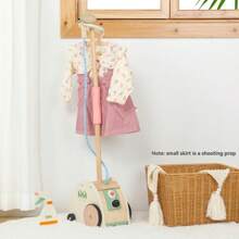 Kid Wooden Ironing Machine Toys Pretend Toy Set Wooden Play House For Birthday Gifts