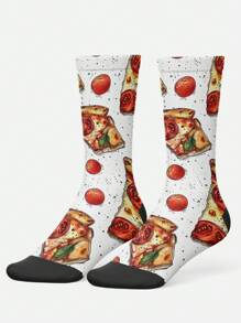 1 Pair Of Women's Crew Socks,Long Socks,White Socks,Black Socks,Women Socks,Cute Socks,Girls Socks,Short Socks, That Absorb Moisture And Sweat, Are Soft,Breathable, Moisture Wicking, Sweet, And Cute. They Can Be Worn For Home, Office, Leisure, And All Seasons. Colors Are Random