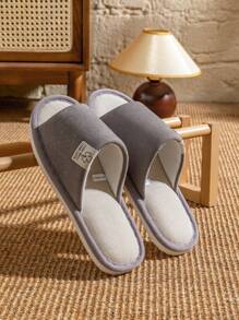 Unisex Indoor Home Slippers, Soft Bottom Comfortable House Slippers For Bedroom, Living Room, Office, Wood Floor, Suitable For All Seasons