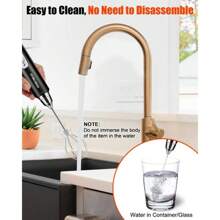 ODIFORGO Milk Frother Handheld With 3 Heads, Mix Fruit Juice Powder,Prebiotic Powder,Electric Whisk Drink Foam Mixer With USB Rechargeable 3 Speeds, Mini Frother For Coffee Latte, Cappuccino, Hot Chocolate, Egg - Black