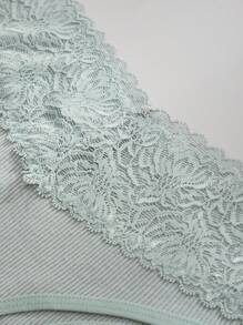 5 chiếc/gói quần lót nữ bằng cotton với cạp ren nhiều màu, kiểu dáng tối giản và thoải mái. - Nhiều màu - Xem 7