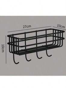 Półka łazienkowa, półka na toaletę, wieszak na ręczniki papierowe, wodoodporna i bezuderzeniowa łazienka nad toaletą, przechowywanie kosmetyków łazienkowych, przechowywanie butelek z przyprawami kuchennymi, montaż bezuderzeniowy, w tym 2 naklejki bezśladowe, wodoodporna i odporna na wilgoć, duża nośność, półka łazienkowa zaprojektowana dla osób, które dążą do czystego i wygodnego życia Wystrój łazienki w domu Organizer łazienkowy Lato