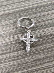 1 件不锈钢旋转皇冠、、D 形环、环形耳环，适合日常佩戴的多功能珠宝配件