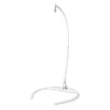 Soporte para hamaca, soporte blanco en forma de C para silla colgante tipo huevo o columpio, solo para interior y exterior, resistente, capacidad de peso de 150 kg - Blanco - Ver 7