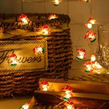 1 Peça Luz de Fada com Fio de Cobre em Formato de Cogumelo LED, Luminária de Decoração Doméstica Interna e Externa para Festivais e Celebrações