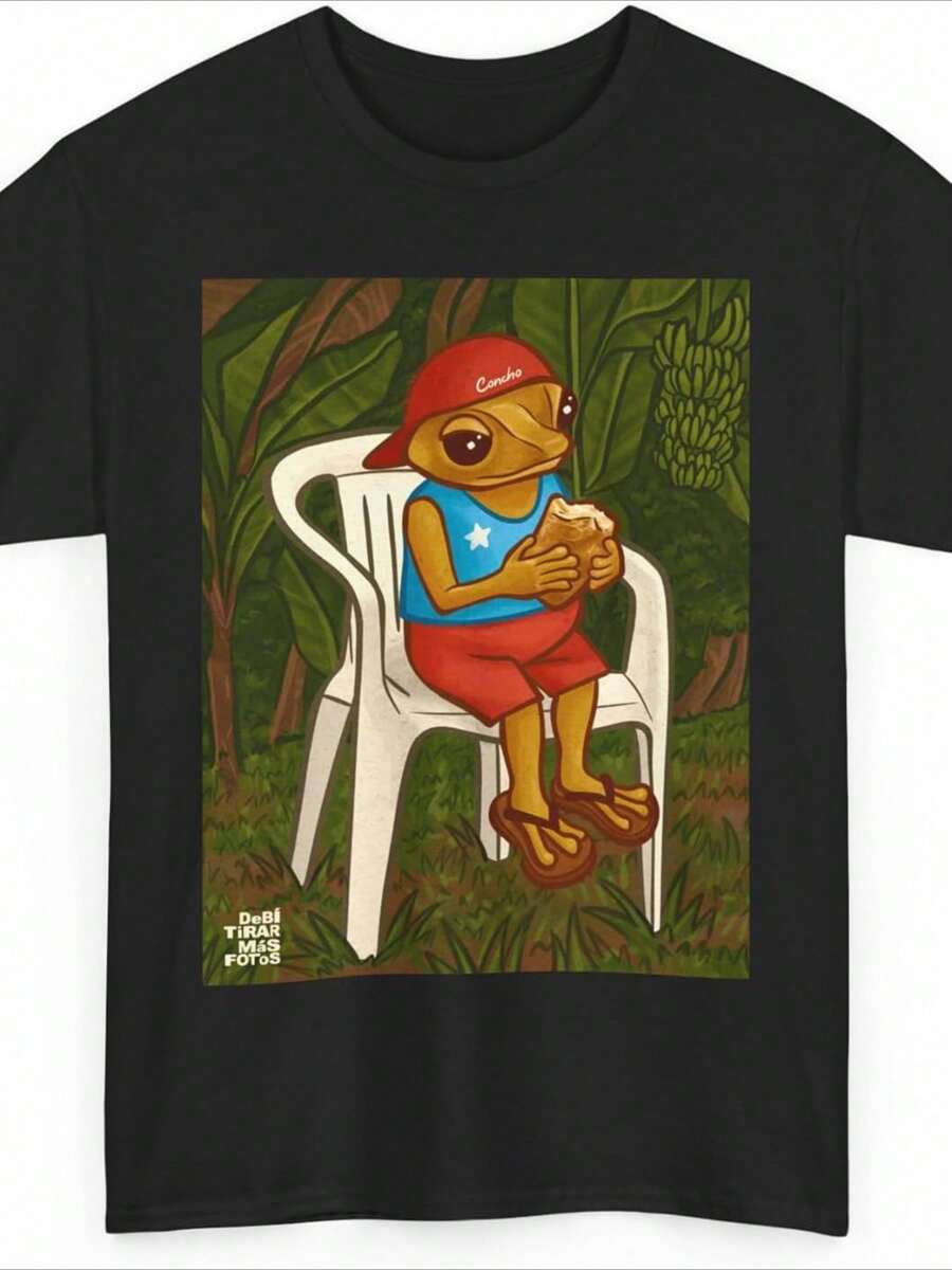 Genérico 2025 Bunny Gifts Playera DTmF Art Bad Mas Fotos Concho 1 Fans Debi Album Tirar Vinyl Merch | Unisex - Negro - Ver 1