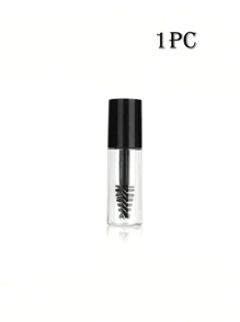 1/5Pcs 3ml Mascara Empty Tube, Injection Molding Transparent, Refillable Diy Cosmetics Reusable Sample Bottles,Clear, Small, Suitable For Travel Cosmetics Dispenser,Makeup,Cheap,Room Decor,Vanity,Travel,Bedroom,Makeup Accessories