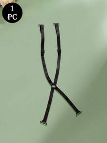 1/3pcs Convertible Camisole Strap, Adjustable Invisible Bra Strap, Non-Slip Shoulder Strap - Multicolor - View 11