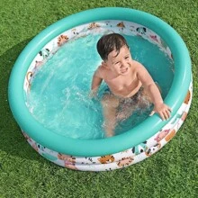 Importadora La Merced Inflatable Children's Pool Round Pool For Children  Design 1.22 Mts - Mint Green - View 4