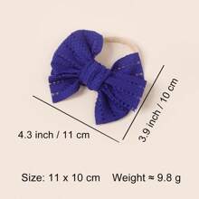 2pcs/Set Headpiece Accessory. Mesh Bowknot Hair Tie, Girls Summer Hair Tie