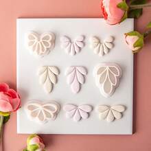 1pc Petals Shaped Polymer Clay Cutting Mold, For DIY Polymer Clay Jewelry Clay Earrings Making Kit
