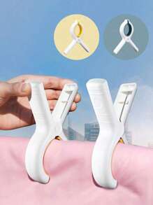 10 piezas Pinzas para toallas, pinzas para toallas de playa a prueba de viento para sillas de piscina y crucero; pinzas de ropa versátiles de colores brillantes sin rastro para asegurar toallas, mantas, ropa y edredones en sillas de playa, barcos de piscina, tendederos y estantes colgantes. - Multicolor - Ver 8