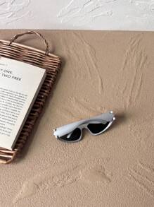 1pc Ultra-Light Children Glasses, Comfortable For Boys And Girls, Fashionable For Photos, Party, Cycling, Travel, Sports, Oval Frame Design, Lens - Multicolor - View 4