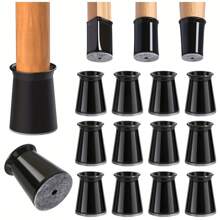 Bộ 24/32 miếng bảo vệ chân ghế nhỏ, miếng lót đồ nội thất cho sàn gỗ cứng, thanh trượt đồ nội thất cho chân ghế, vỏ bọc chân ghế bằng silicon, sàn nhà khỏi trầy xước và giảm tiếng ồn, có 5 màu - Nhiều màu - Xem 11