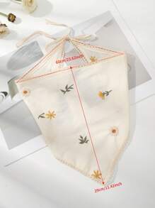 1 件时尚波西米亚黑金属朋克头巾头带，适合音乐节派对和日常佩戴时尚发饰波西米亚风发带 - 棕色 - 查看 10