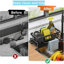 CAIROCK Buy 1 Get 2 Stylish Gray Multifunctional Bathroom Organizer With Drain - Electric Toothbrush And Toothpaste Holder With Built-In Filter Cup, Durable Wrought, Perfect For Modern Bathrooms, Bathroom Decor And Accessories - 灰色-1個裝 - 查看 9