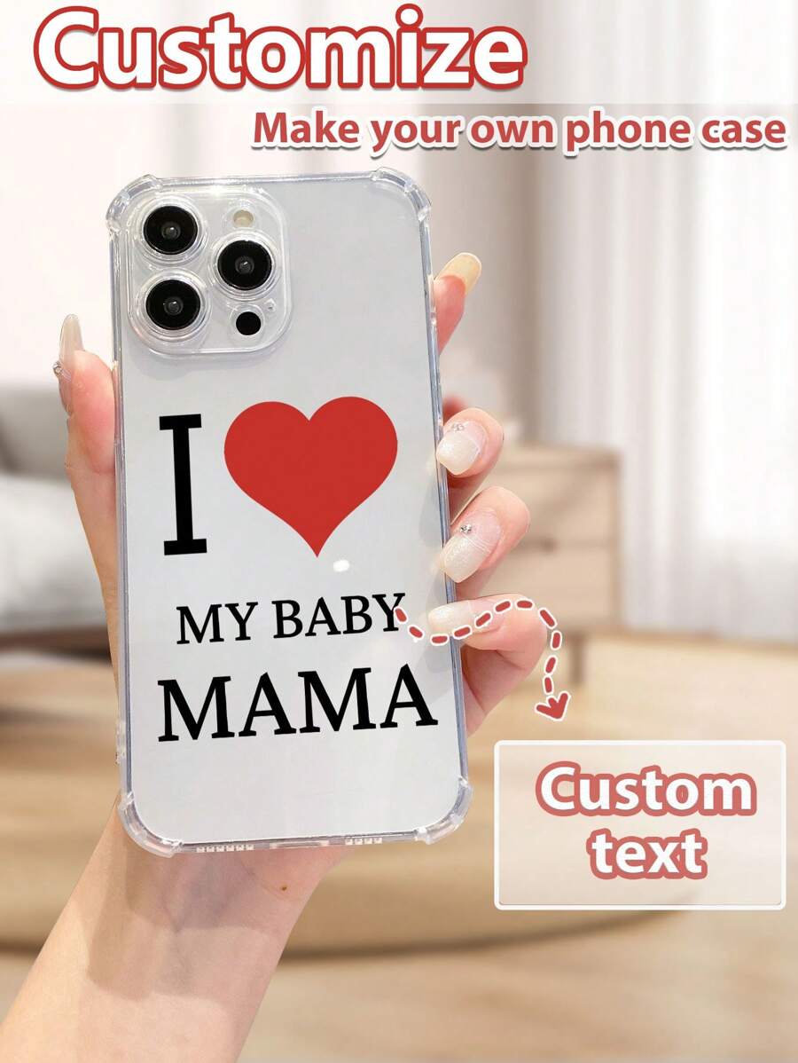 1 pièce Coque de téléphone personnalisable en TPU transparent anti-chute, compatible avec les smartphones iPhone, Android comme OPPO, compatible avec iPhone 15 Pro Max, A14, A54, A52, A31 4G, A23, Redmi Note 8 Pro, Note 11 Pro 4G, Note 12 4G, OPPO A54
