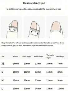 10 peças de adesivos minimalistas de decalques para unhas com gradiente de olho de gato e pôr do sol, suprimentos para unhas - Multicolorido - Ver 6