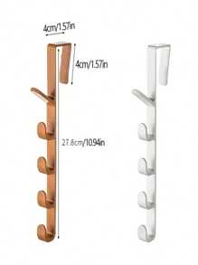 Bedroom Door Hanger, Clothes Hanging Rack, Over The Door Plastic Home Storage, Organization Hooks, Purse Holder For Bags Rails.Behind The Door Hooks No-Drill Wall Hanging Coat Rack Gods On The Door Hanging Bracket Wall Hanging Sub Strong Non-Marking Clothes Cap Coat Hooks Mother's Day,Gift For Mom,Gift For Mother