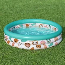 Importadora La Merced Inflatable Children's Pool Round Pool For Children  Design 1.22 Mts - Mint Green - View 1