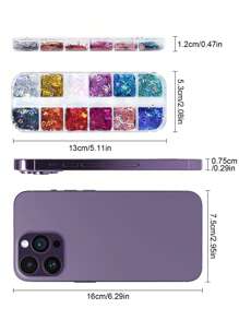 1 Box Letter Design Glitter Decorations For Resin DIY Making