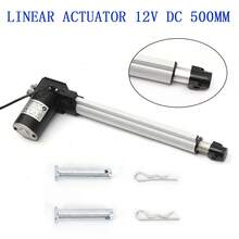 Heavy-Duty Linear Actuator With 6000N Load Capacity, 19.69-Inch Stroke, Built-In Limit Switches, Rust-Resistant Aluminum Alloy For Indoor And Outdoor Applications - Black and White - View 2