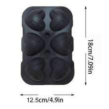 Creative Heart Shape Ice Tray Silicone Mold Personalized Household Ice Maker Ice Mold - View 11