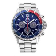 Orient RA-TX0201L Solar Diver Cronógrafo: Correa de metal de 42,8 mm