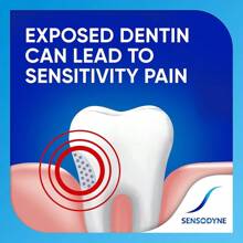 Pasta de dientes blanqueadora para dientes sensibles Sensodyne Extra Whitening - Paquete de 2 unidades de 4 onzas - Multicolor - Ver 6