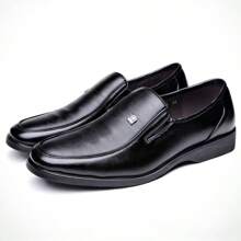 Men's Simple Business Casual Shoes A Slip-On Loafers - màu đen - Xem 9