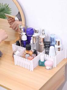 1pc Cabinet Drawer Office Storage Organizer Divider Board, Freely Combinable Plastic Partition - Multicolor - View 6